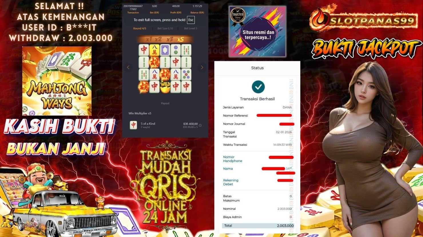 SLOTPANAS99 JACKPOT SLOT MAHJONG WAYS